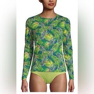 Lands End Swim Tee Rashguard Sun Protection